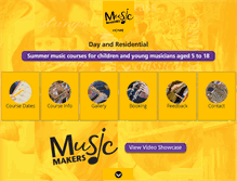 Tablet Screenshot of musicmakers.co.uk